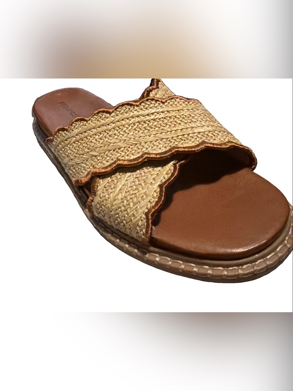 💜Maurices Women's Chelsea Crossband Footbed Woven Sandals Size:11 NWOT